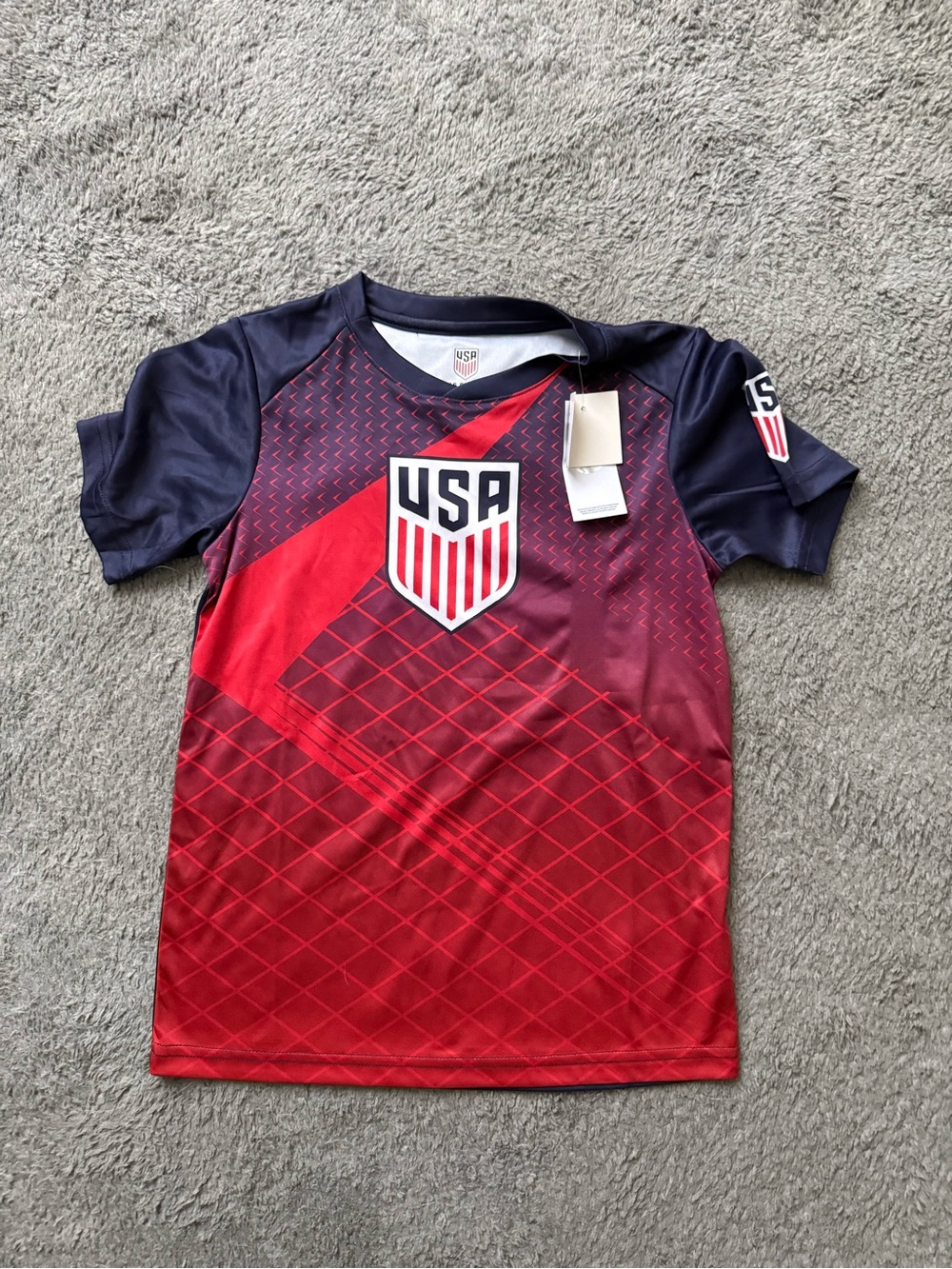 Kids' Red Soccer Jersey - Youth Performance Top